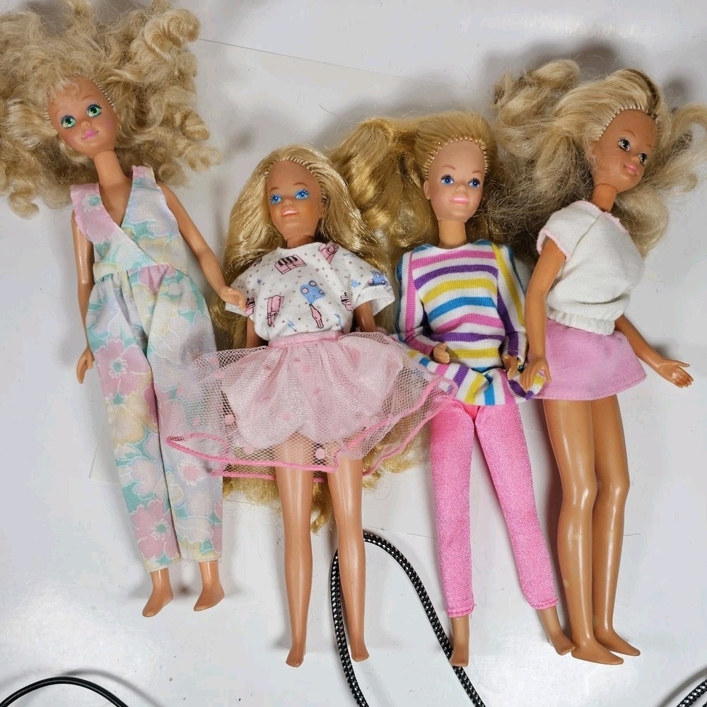 Mattel Barbie Skipper Doll‎ Lot Of 4 1980s 1990s Blonde